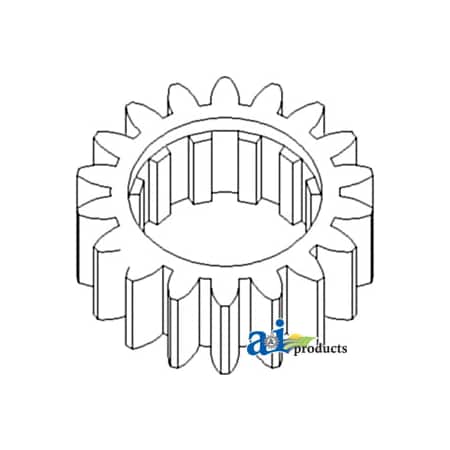 A & I Products Gear, Reverse Countershaft 3.5" x3.5" x1.5" A-70246545